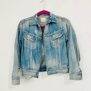 Citizens of Humanity Distressed Denim Jacket